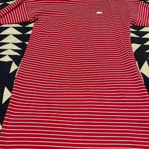 Like new! Only worn once! Long sleeved Lacoste stripe dress.